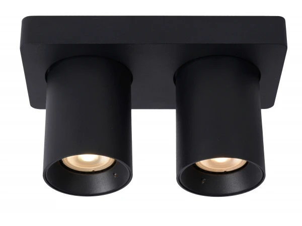 Plafondspot NIGEL 2x - Zwart Zwart - Afbeelding 2