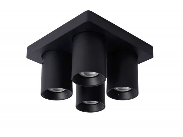 Plafondspot NIGEL 4x - Zwart Zwart - Afbeelding 5