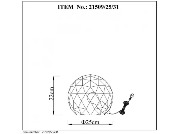 Tafellamp OTONA - Zwart Zwart - Afbeelding 5