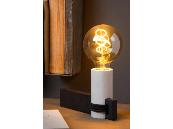 Tafellamp TANNER - Zwart/beton - Afbeelding 3