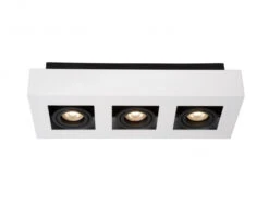 Spot XIRAX 3 Spots - Wit/zwart Wit