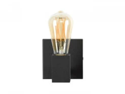 Wandlamp GUGGENHEIM 1x - Zwart Zwart