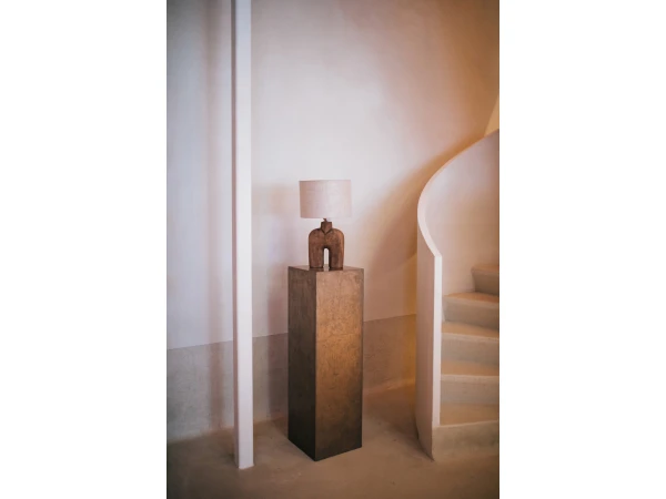 Tafellamp LAMPEDUSA - Mango Hout Bruin - Afbeelding 3