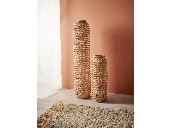 Vloerlamp ROTA Klein - Naturel Hout - Afbeelding 3