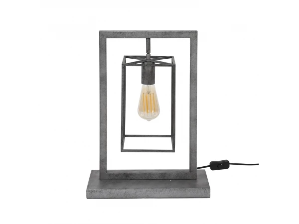 Tafellamp CUBIC TOWER - Oud Zilver Zilver - Afbeelding 3