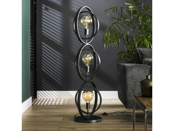 Vloerlamp TURN - Charcoal Zwart - Afbeelding 5