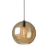 Hanglamp LANTAREN - Amber Glas