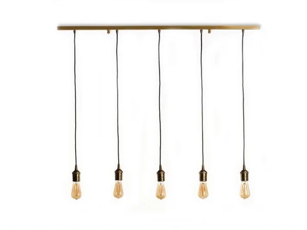 Hanglamp CORDOBA 5x - Vintage Brons