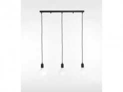 Hanglamp TOULA 3x - Roest Zwart