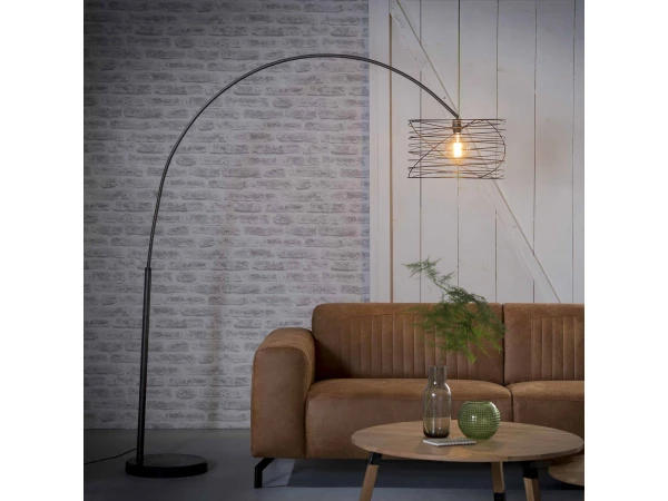 Booglamp SPIRAAL - Charcoal Zwart