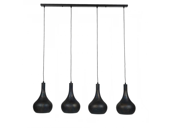 Hanglamp PUNCH - Zwart/bruin Zwart - Afbeelding 5