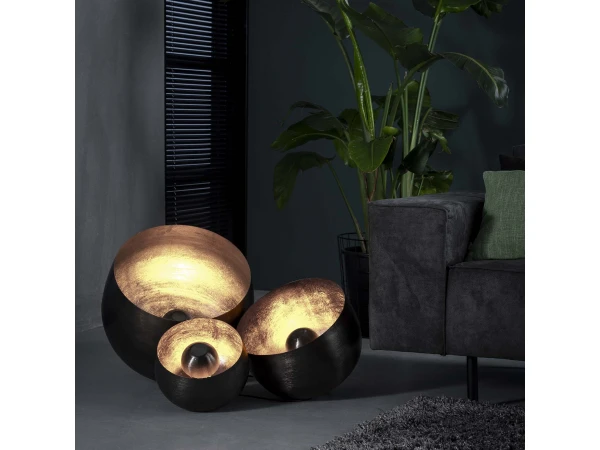 Tafellamp BASKET L - Zwart Nikkel Zwart - Afbeelding 6