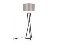 Vloerlamp ATRANI - Taupe/Zwart Taupe