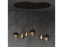 Hanglamp GERACE - Platinum Brons