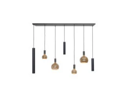 Hanglamp RIVA - Zwart Zwart