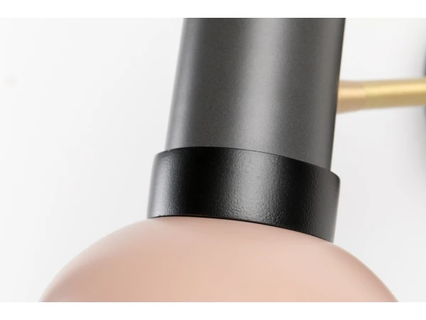 Zuiver Muurlamp CHARLIE - Grijs/Zalm Grijs - Afbeelding 4