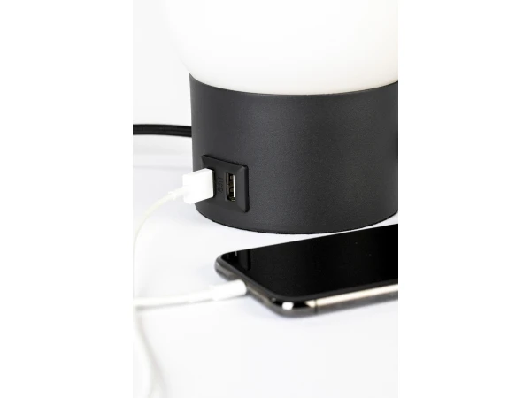 Zuiver Tafellamp URBAN CHARGER - Wit/zwart Zwart - Afbeelding 9